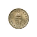 1ÃÂ forint denomination circulation coin of Hungary Royalty Free Stock Photo